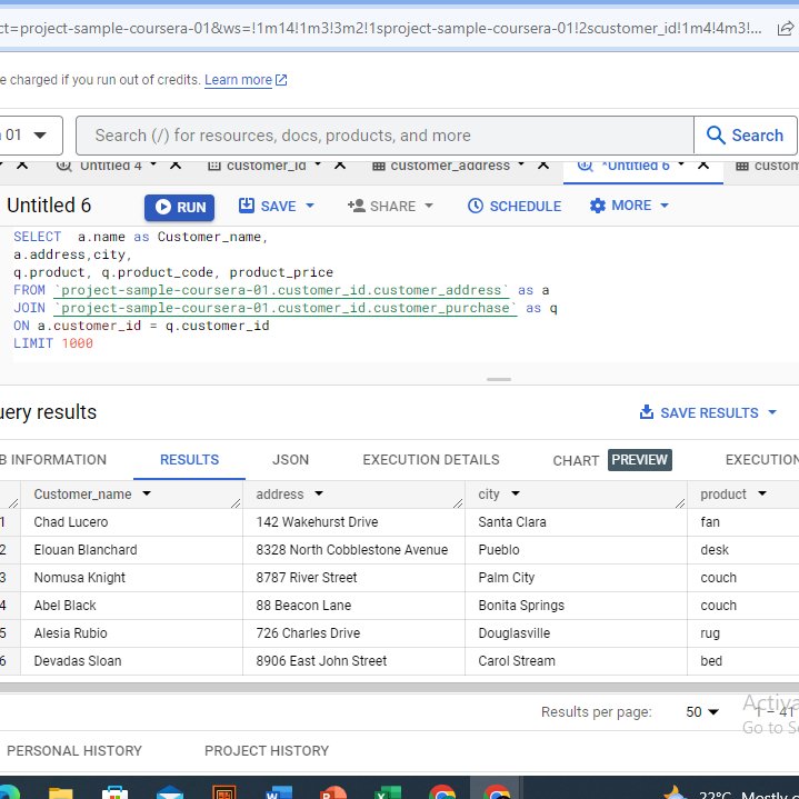 hestadammy's tweet image. Day 14
Ngl, today's task made me sort of happy using the JOIN function in SQL.
I wrote a simple query to retrieve information about customers from two tables. Successfully retrieved six columns from two tables.
#20dayswithdata #SQLJoins #DataIntegration