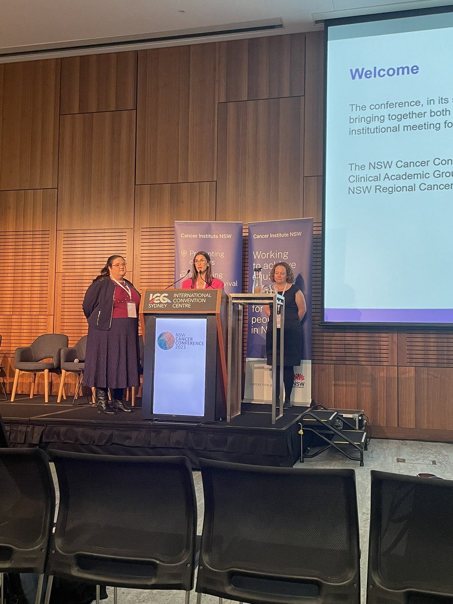 A big thank you 🙏 to the <a href="/NSWCancerConf/">NSW Cancer Conference</a> co-chairs, <a href="/DrAnnaSingleton/">Dr Anna Singleton She/Her</a> &amp; <a href="/DrTaraLRoberts/">Tara Roberts</a> and the org. Committee for what looks to be an amazing 2 days ahead full of the latest cancer research 🤓

#NSWCancerConf23