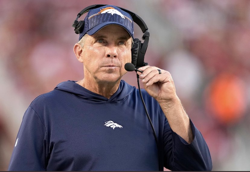 OutsideKingg's tweet image. Sean Payton talked too much shit in the off-season about the last coaching staff to be starting like this. #WASvsDEN