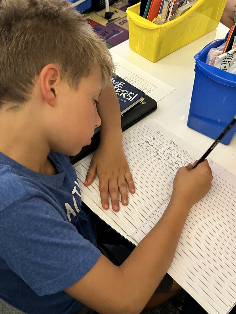 We’re reflecting on our strengths before setting goals. <a href="/MMorrisonMEd/">Misti Morrison M.Ed</a> <a href="/HumbleISD_SFE/">Shadow Forest Elem</a> #TrueColors