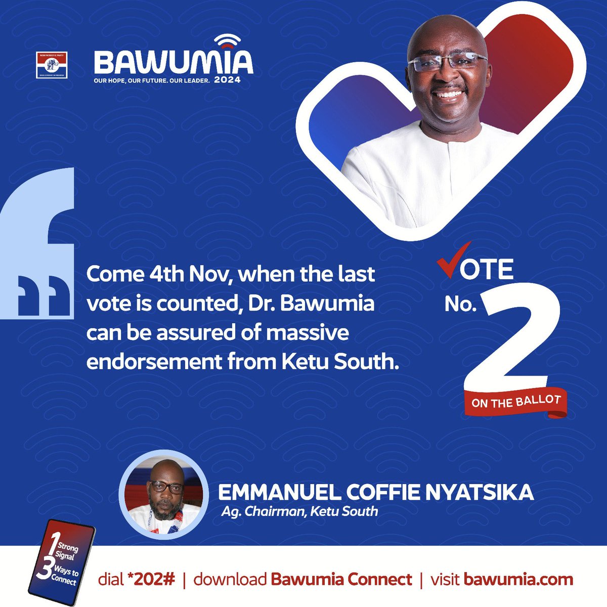 Jojo_stephen1's tweet photo. Vote DMB!
#VoteNumber2 https://t.co/ILmDIGFLCM