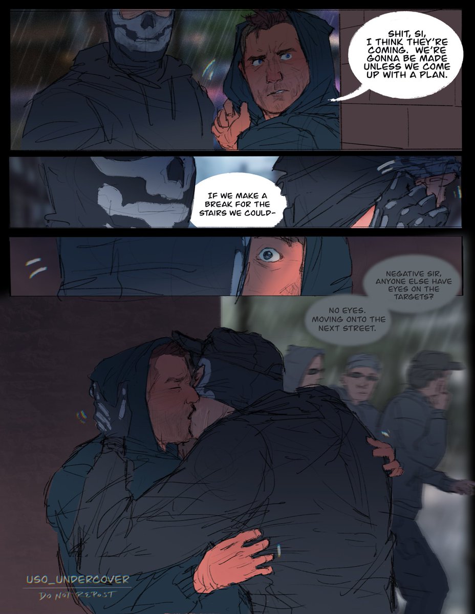 blendedmojito's tweet image. Tactical smooch 🫡 #GhostSoap #ghoap