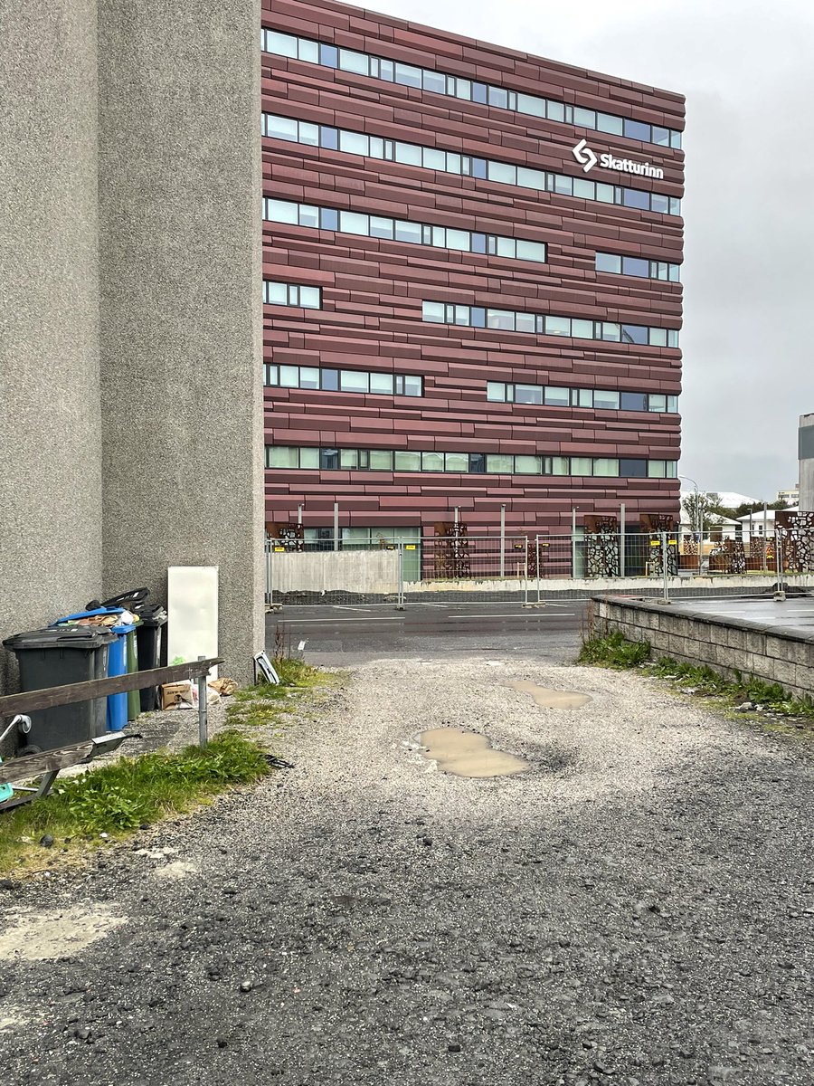 Hverfið mitt 🤡 Mögulega vanræktasta lóð í 105 í eigu borgarinnar. Frekar leiðinlegt að búa við þennan sóðaskap árum saman. @reykjavik