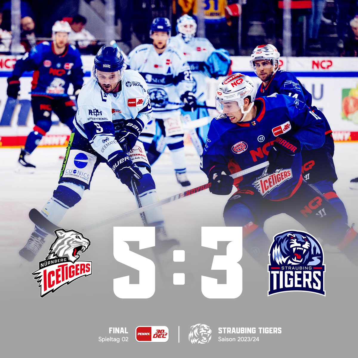 srtigersfans's tweet photo. Alles beim Alten 🫠
Die @straubingtigers verlieren zum 7. Mal in Folge das Derby in Nürnberg!
Endstand diesmal: 5:3 für die @Ice_Tigers
#tigershockey #straubing #NITvsSTR #NITSTR #pennydel https://t.co/MGJWQKHEml