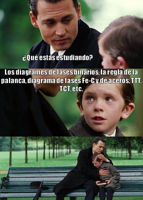 El__Padi's tweet photo. @CSICCat @UBDivulga @SOCIEMAT @materlandfct @DIOPMA_UB @MaterialsUB @QuimicaUB @bcn3dtech @XaRFATech @filament2print @PFab3d Otro meme 🤣 , y vamos por el tercero, para la V edición del concurso 📷#CienciaenMemes de @CSICCat.  

Este meme, era una promesa a mis alumnos de la asignatura de Ciencia de Materiales del año pasado.

 @DIOPMA_UB @MaterialsUB @QuimicaUB 

#diagramasdefases #regladelapalanca https://t.co/pAZhFOsN7f