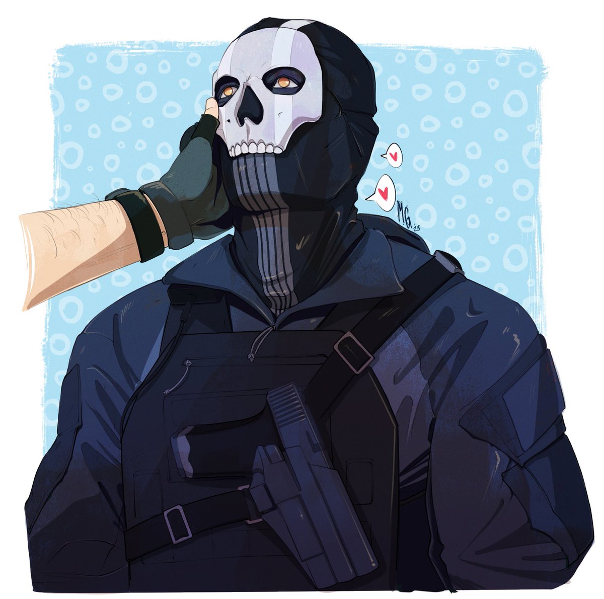 I just want him to look at Soap like he’s the entire universe 🖤🧼💀🌌
•
#ghostSoap #soapghost