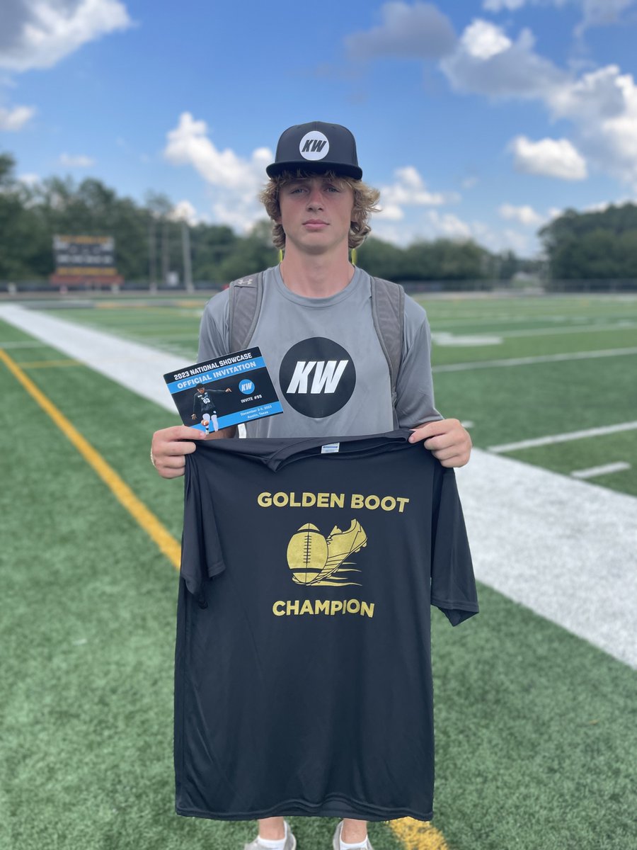KickingWorld's tweet photo. Solid fall tune-up camp in Atlanta last weekend with Coach Alex. 4 Showcase invitees and an impressive 58 yard winning FG competition kick. Great job guys 💪 https://t.co/eSwKIIBavl