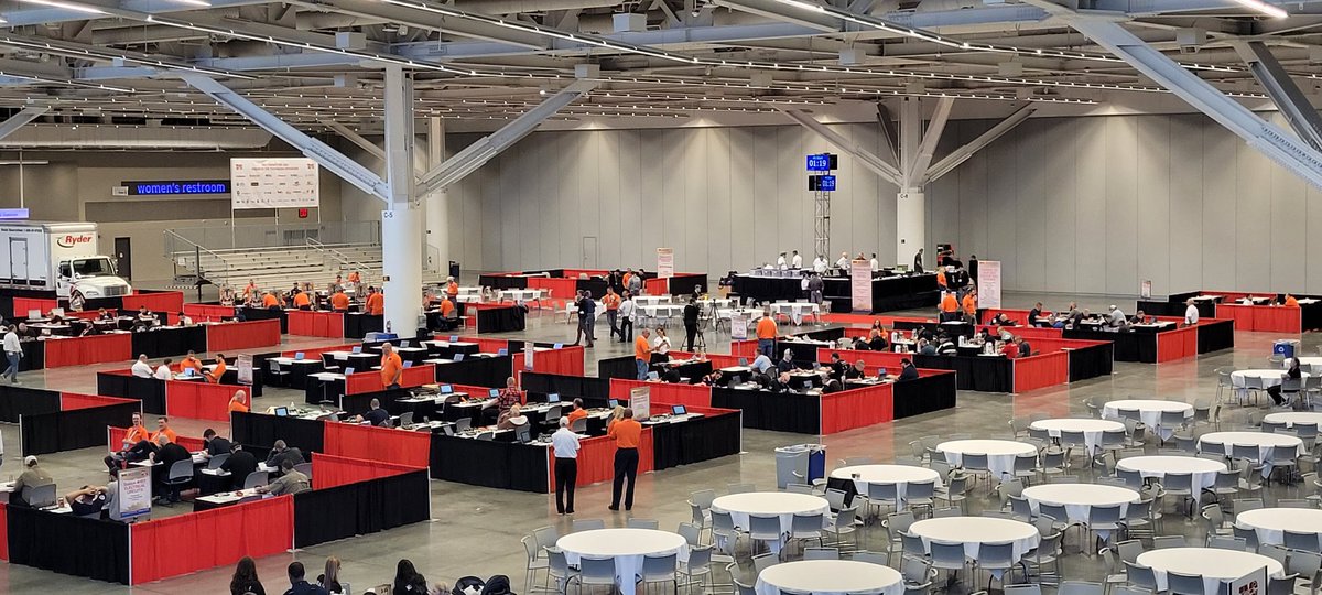 MichaelVFreeze's tweet photo. I'm here in Cleveland at the Technology & Maintenance Council Fall Meeting & SuperTech Skills Competition. Day 1 is underway with written tests. #TMCSuperTech #TMCFall23 https://t.co/od9OEbcyjh