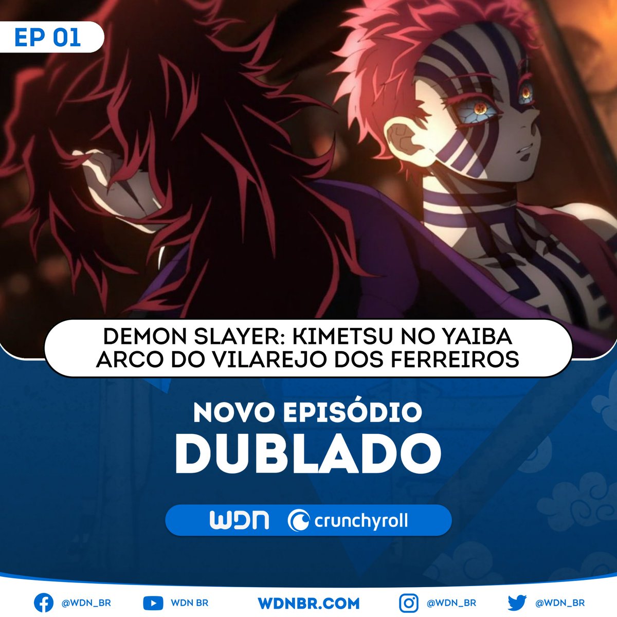 WDN - World Dubbing News on X: Mantenha-se aquecido, pois o Arco do Trem  chegou nas #QuintasdeDublagem! 🎉 A dublagem em português de Demon Slayer:  Kimetsu no Yaiba Mugen Train Arc já