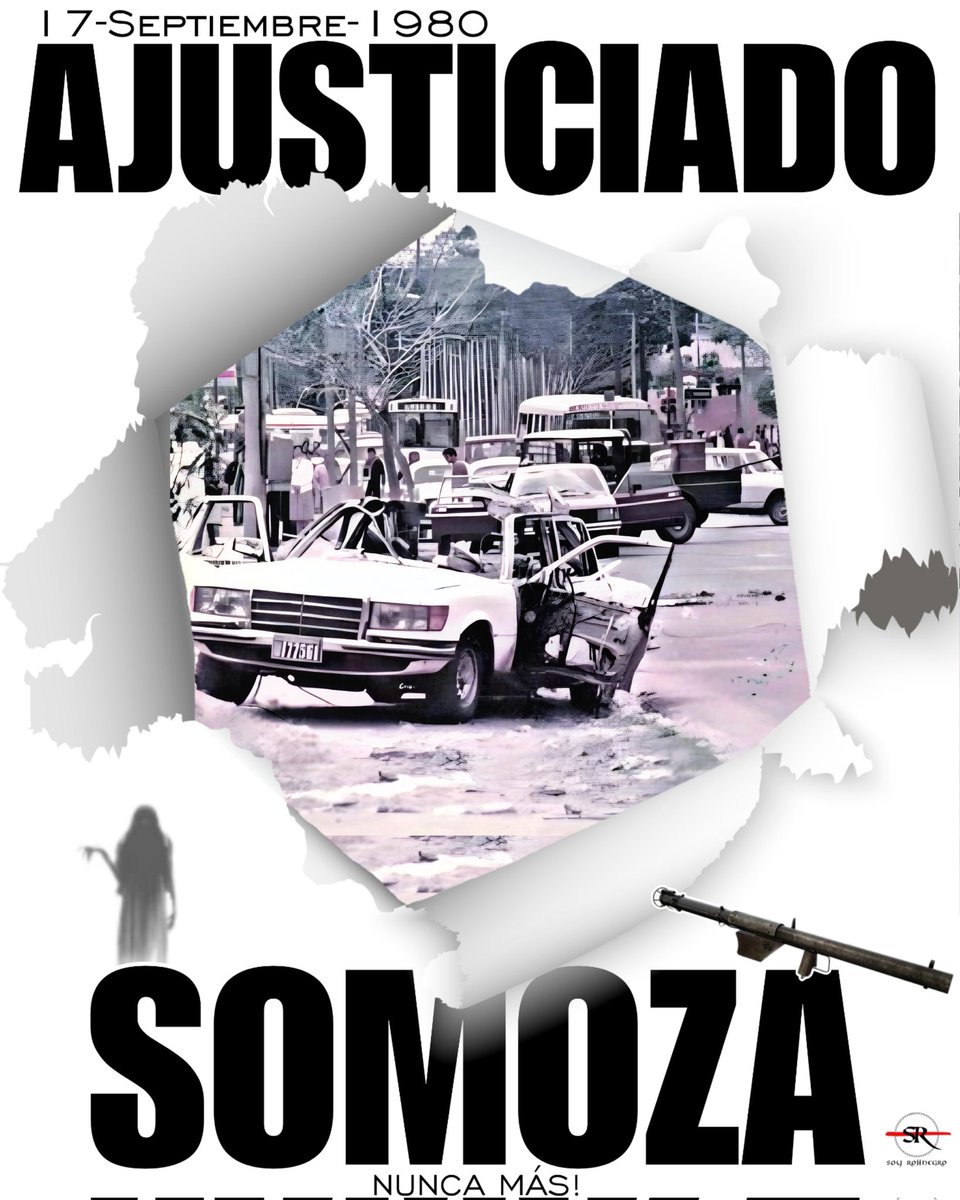 17 𝐒𝐞𝐩𝐭𝐢𝐞𝐦𝐛𝐫𝐞 1980
𝐔𝐧 𝐝𝐢𝐚 𝐜𝐨𝐦𝐨 𝐡𝐨𝐲.

𝙀𝙨 𝙖𝙟𝙪𝙨𝙩𝙞𝙘𝙞𝙖𝙙𝙤 𝙚𝙣 𝙋𝙖𝙧𝙖𝙜𝙪𝙖𝙮 𝙚𝙡 𝙪𝙡𝙩𝙞𝙢𝙤 𝘿𝙞𝙘𝙩𝙖𝙙𝙤𝙧 𝙙𝙚 𝙡𝙖 𝙙𝙞𝙨𝙣𝙖𝙩𝙞𝙖 𝙎𝙤𝙢𝙤𝙘𝙞𝙨𝙩𝙖 𝙦𝙪𝙚 𝙜𝙤𝙗𝙚𝙧𝙣𝙤́ 𝙉𝙞𝙘𝙖𝙧𝙖𝙜𝙪𝙖.

🔴⚫❎🇳🇮🇳🇮🇳🇮🤜🤛
𝓢𝓸𝔂 𝓡𝓸𝓳𝓲𝓷𝓮𝓰𝓻𝓸