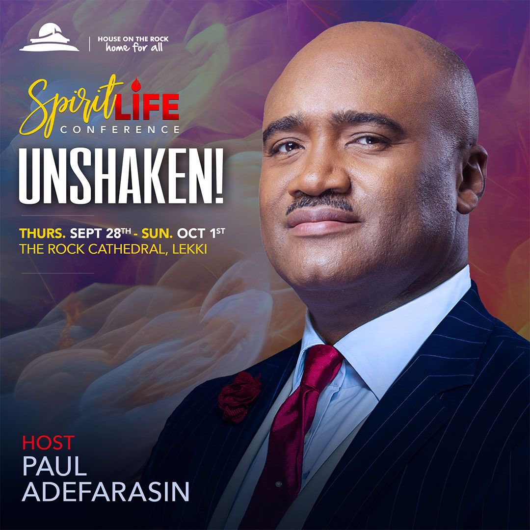 HouseOnTheRock's tweet photo. Your story will only be from glory to glory at the end of The Spirit Life conference #SLC2023. The Ministry of Worship, Praise and The Word will exalt the name of The Lord . Starts from 28th of September until the 1st of October. 
The stage is set and you dont want to miss out. https://t.co/lk0s7HcHTd