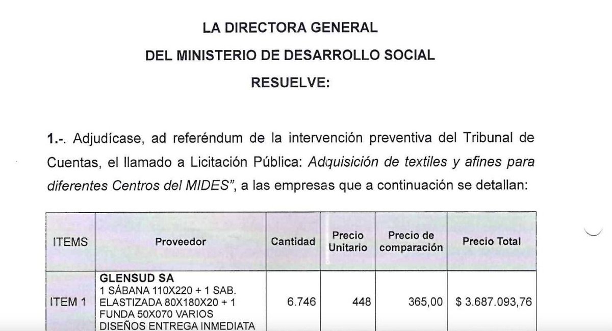 💣VENDEN SÁBANAS DEL MIDES POR INTERNET
✔️Cientos de sábanas nuevas compradas por MIDES para refugios se venden sin uso por Internet. 
✔️Vendedora asegura que puede conseguir "cajas y cajas".  
✔️MIDES compró 6.700 sábanas en noviembre de 2022.
🕦Martes en LA TAPADITA