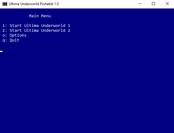 VinciusMedeiro6's tweet photo. Hey folks, here's reminder that I've made a command line based launcher for Ultima Underworld 1 and 2 that provides the best settings on Dosbox while it doesn't have a fully functional modern port.

This has a mouselook mod and better sounds, which the GOG version doesn't provide https://t.co/aZJ5A3ce8i