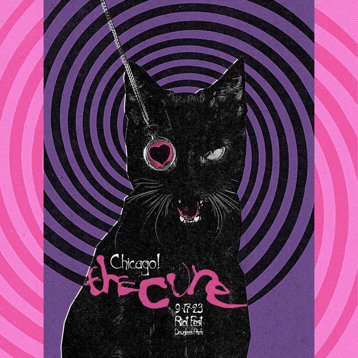 CHICAGO! @RIOTFEST TONIGHT AT 7:40PM 
POSTER ON SALE AT SHOP.THECURE.COM
📷 Al Robinson