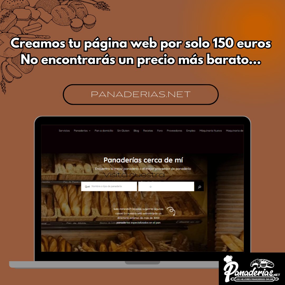 PanaderiasN's tweet photo. Nuestras páginas webs son diferentes, originales y únicas.

A un precio super económico...

¿Tienes página web para tu panadería? responde en los comentarios😊

#panaderiasnet #paginaweb #panaderÍa https://t.co/fqmqIvBKI3