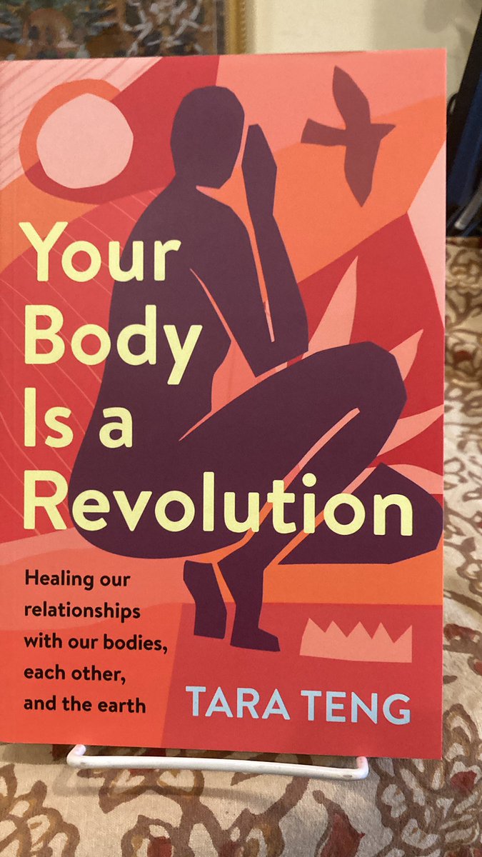 <a href="/MissTaraTeng/">Tara Teng (she/her)</a> wrote a beautiful book, Your #Body is a #Revolution, integrating #social #justice with somatic #healing. Thank you Tara!