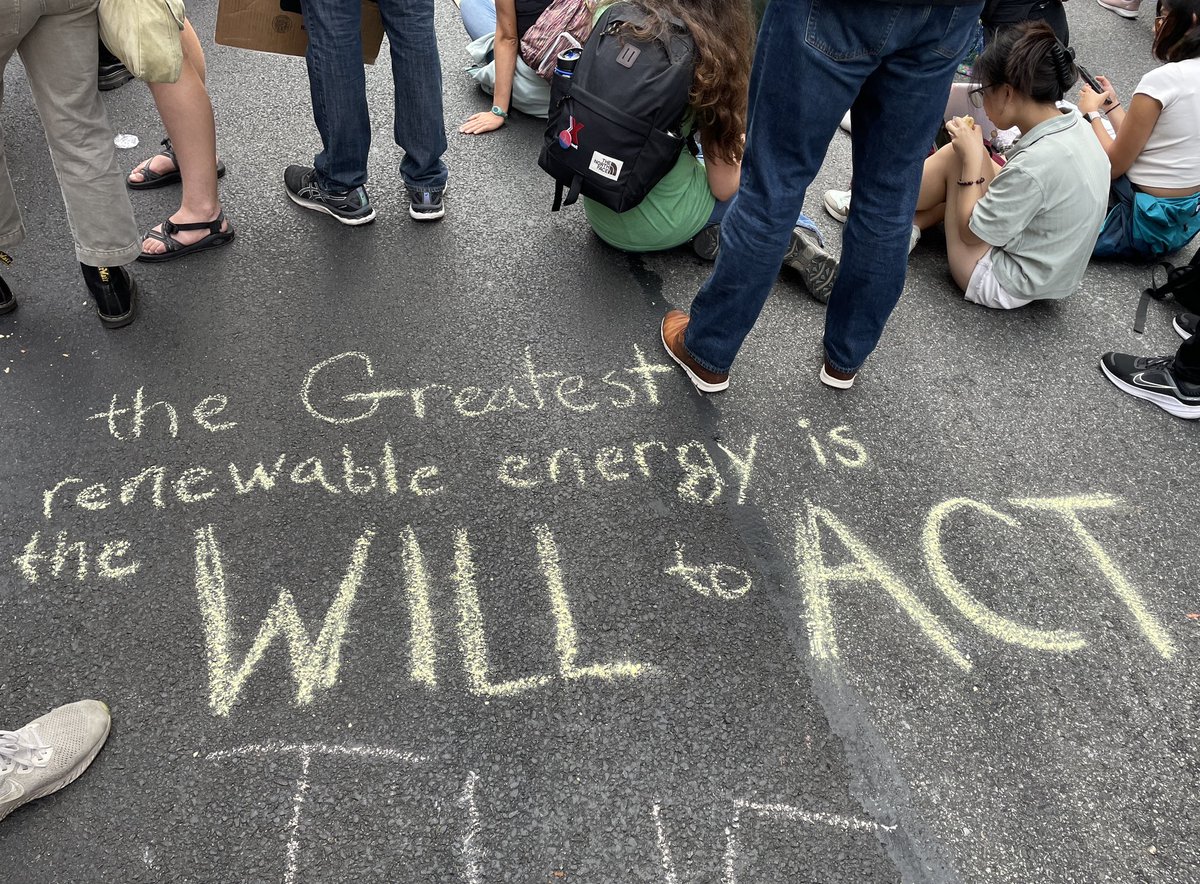 The greatest renewable energy is the will to act. 
#EndFossilFuels