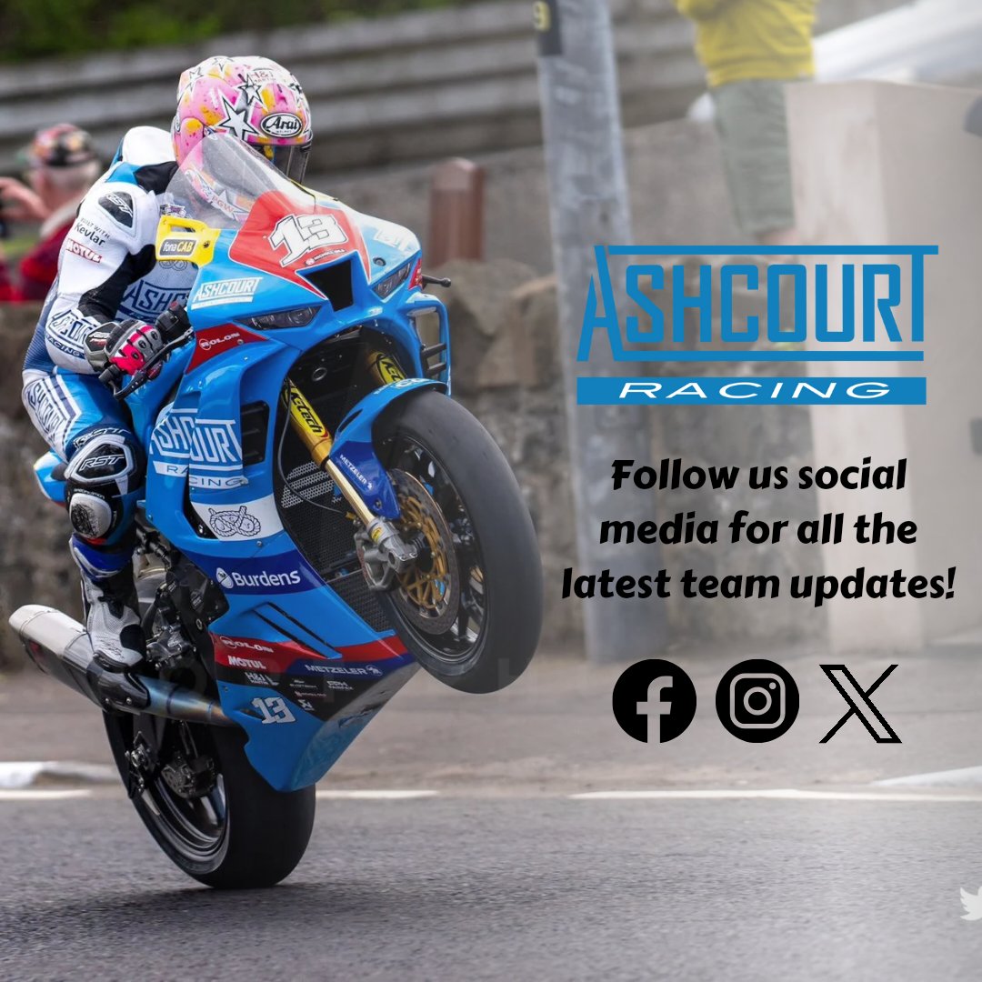 Follow us across our social media pages for any team updates! Just search Ashcourt Racing! @AshcourtGroup @Lee_johnston13