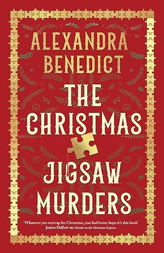My new Christmas mystery, The Christmas Jigsaw Murders, is out November 8th from @simonschusterUK! Look at the pretty, shiny cover! AND THERE SHALL BE SPREDGES on the limited indie bookshop edition! Buy for friends, family and familiars below