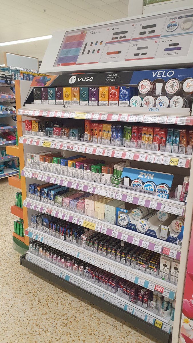 Liz (@drlizfsmith) on Twitter photo ๐คฏ In the UK vapes are being sold in the supermarket: At the end of an aisle where you would usually find the eye-catching promos with an explanatory board on how to get started...What are you thinking <a href="/SteveBarclay/">Steve Barclay</a>??? ๐คฏ In the UK vapes are being sold in the supermarket: At the end of an aisle where you would usually find the eye-catching promos with an explanatory board on how to get started...What are you thinking <a href="/SteveBarclay/">Steve Barclay</a>???