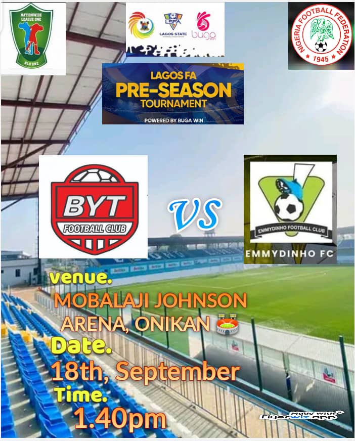 We go again tomorrow against Emmydinho. Lord Jesus grant us Victory and an injury free match. Watch out for the "The Vortex".