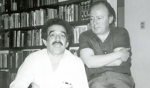 Gabriel García Márquez y Augusto Monterroso. 📸 Diario La República.
