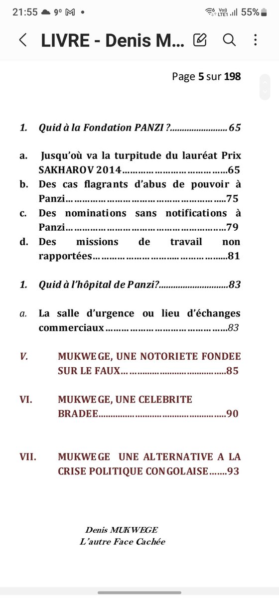 RJBKM1's tweet image. "La face B du Dr Denis Mukwege..." dans ce livre 👇🏿