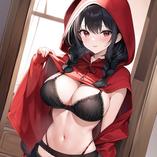 GookLuck2000's tweet photo. Little Red Riding Hood 
赤ずきんちゃん

 #AIart #AIイラスト #stablediffusion https://t.co/wbnG2xcn68