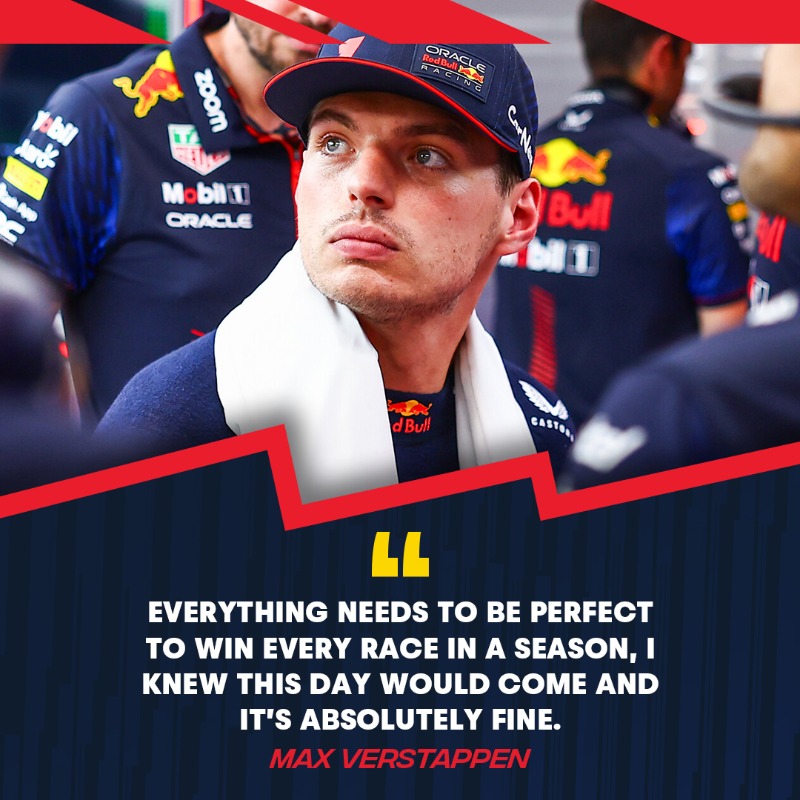 redbullracing's tweet photo. 🗣️ "We were just unfortunate with the timing of the Safety Car. I really think that we would have been in a good place to fight up front."

Reaction from Max, Checo and Christian after Sunday's #SingaporeGP 🇸🇬