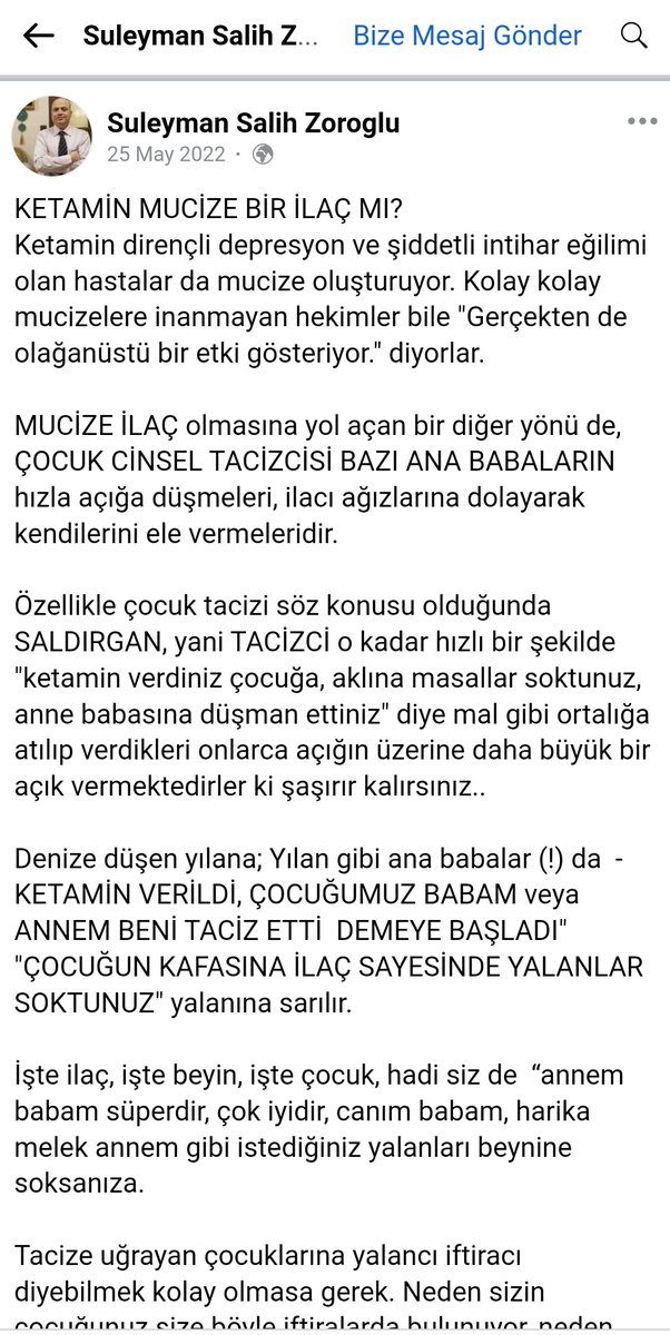 ahmtsis's tweet photo. Sapkın FETÖ'cü psikiyatri profesörü Salih Zoroğlu'nun facebook paylaşımlarından bazıları. Hakan Şükür paylaşımı da mevcut. Dileyen link'ten bakabilir. 👉https://t.co/7UlyYLHWdJ 

(#MülakatAdaletinKatilidir arap #TsvBjk Şenol Mendy Rasciha #Trabzonspor Kuveytli #GastroAntep) https://t.co/8jzujJhi0o