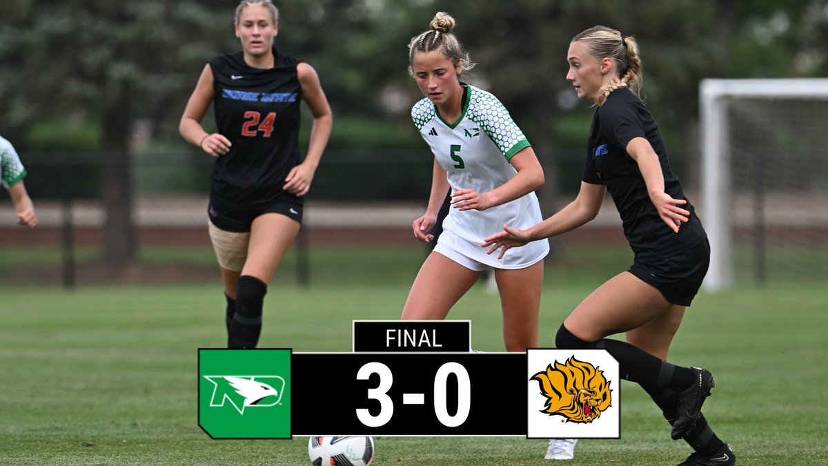 Evelyn Pazienza picked up a goal and an assist today as UND wins 3-0 over UAPB this afternoon at Bronson Field! Conference play will begin this Thursday as the Fighting Hawks host Omaha at 3 p.m.!

#UNDproud | #LGH