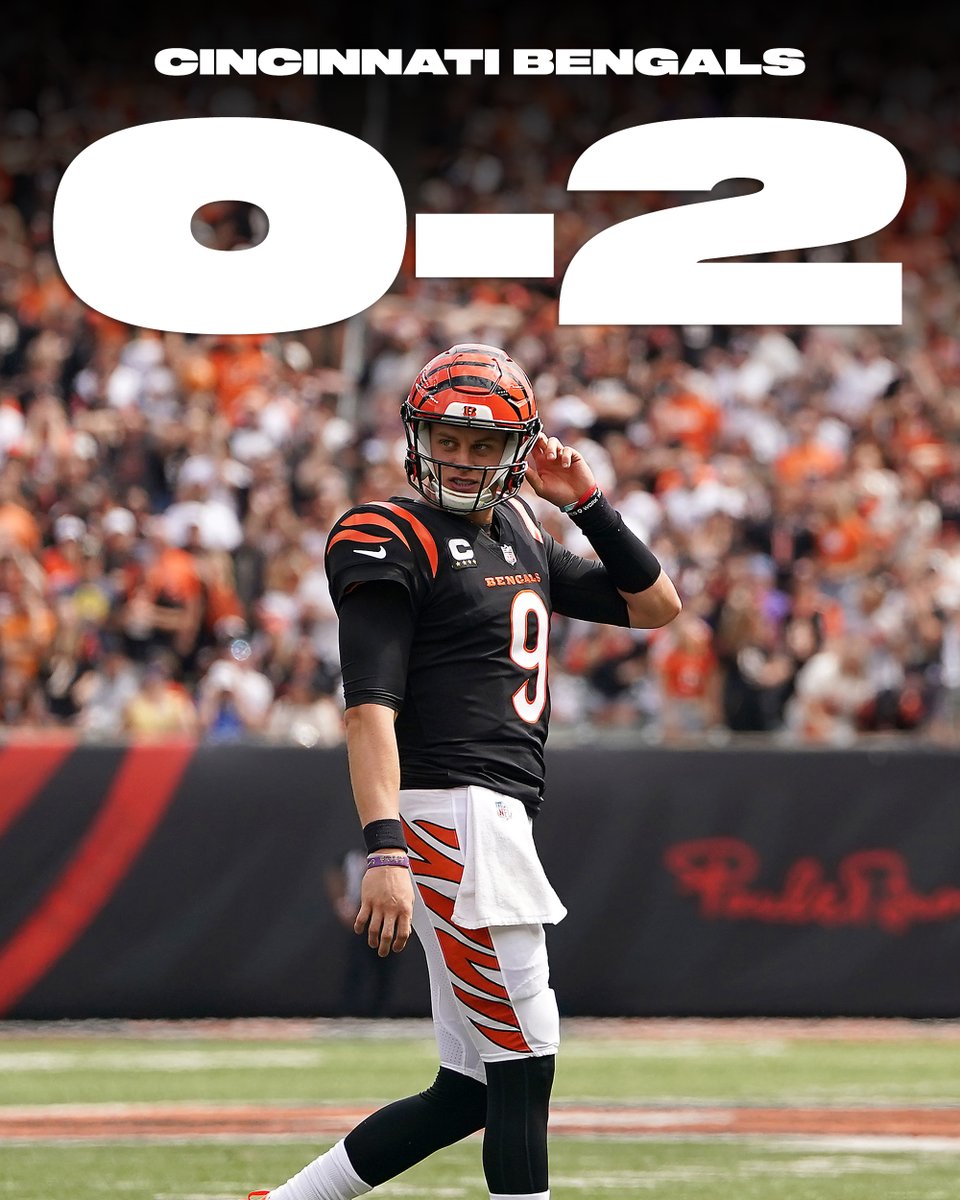 For the second-straight season, the Bengals have started 0-2.