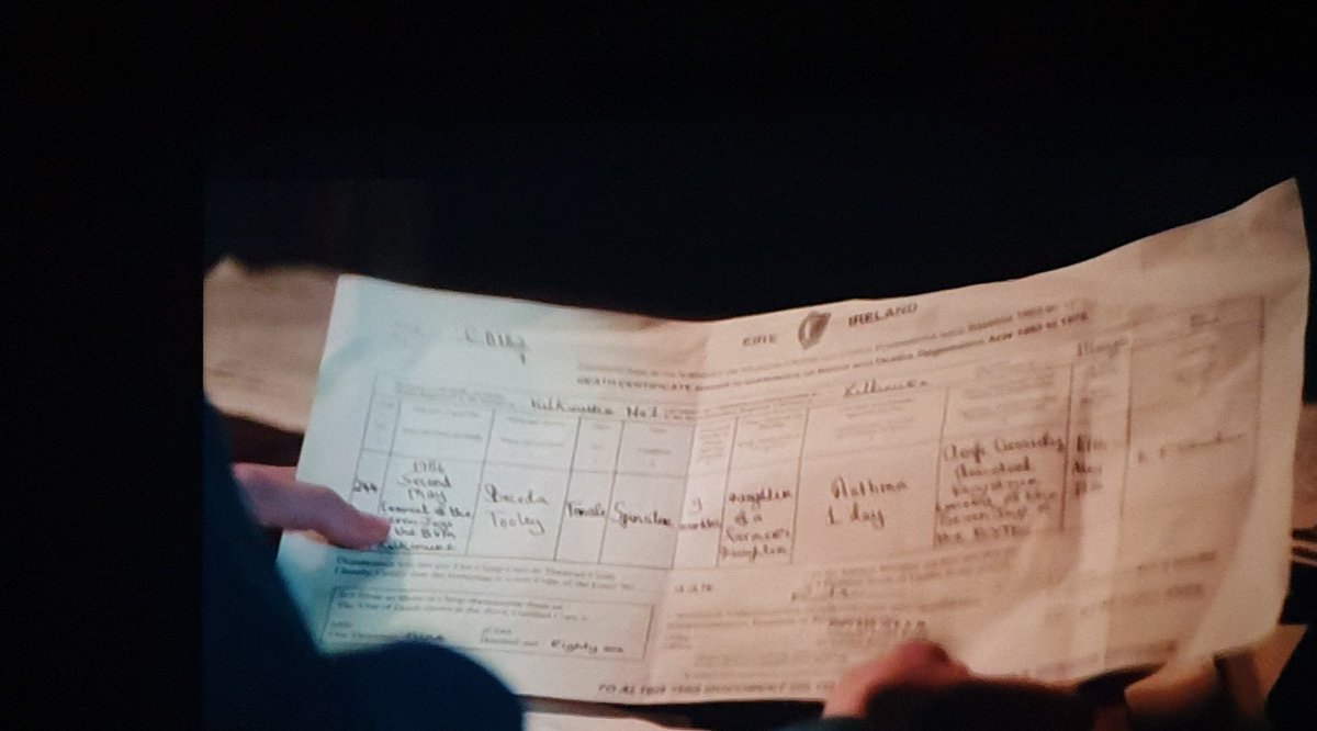 #womaninthewall These two working togather are just amazing #RuthWilson & #DarylMcCormack 
Discovery of Bredas death certificate & possible address - 'Good work Colombo'