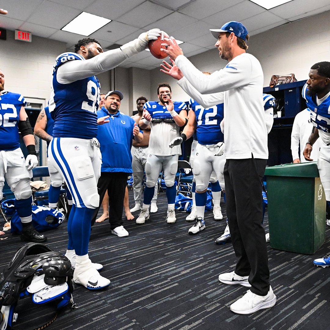 Colts's tweet photo. First one for Coach. 🏈 https://t.co/zRicKX7ZWK