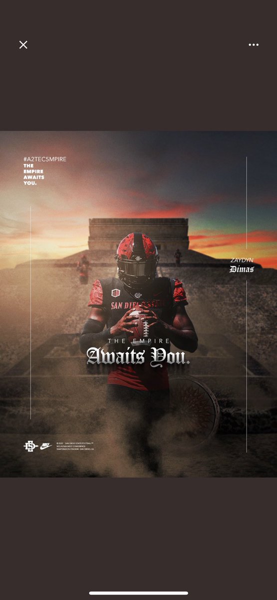 Thank you <a href="/KSpaldingSDSU/">Kyle Spalding</a> <a href="/AztecFB/">San Diego State Football</a> <a href="/AztecRecruits/">San Diego State Football Recruiting</a> <a href="/RecruitCelinaFB/">Celina Bobcat Football Recruiting</a> <a href="/Coach_Grayson21/">Coach Grayson</a>