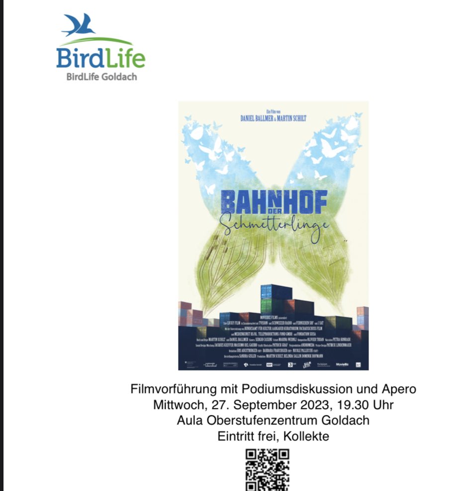 Sind #Biodiversität und #Energiewende ein Widerspruch? Wir klären das am 27. September. In der Aula Goldach.