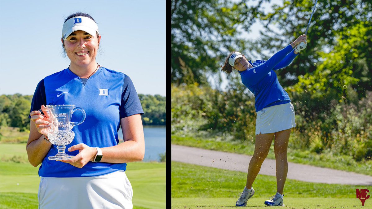 ACEathletes's tweet photo. Congratulations to #ACEinColorado ’22 alum and #ACEAmbassador Phoebe Brinker, @DukeWGOLF, for placing first at the ANNIKA Intercollegiate! We are so proud of your accomplishment! Read more here: https://t.co/mYnscWvluK https://t.co/NeByM1s1tO