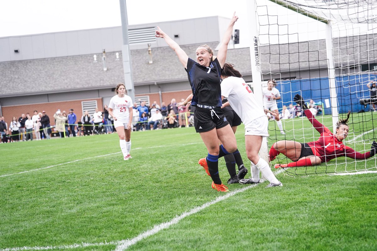 GVSUsoccer's tweet photo. That moment you score your first goal as a Laker! 🤩

#AnchorUp https://t.co/dRCOUsXRe5