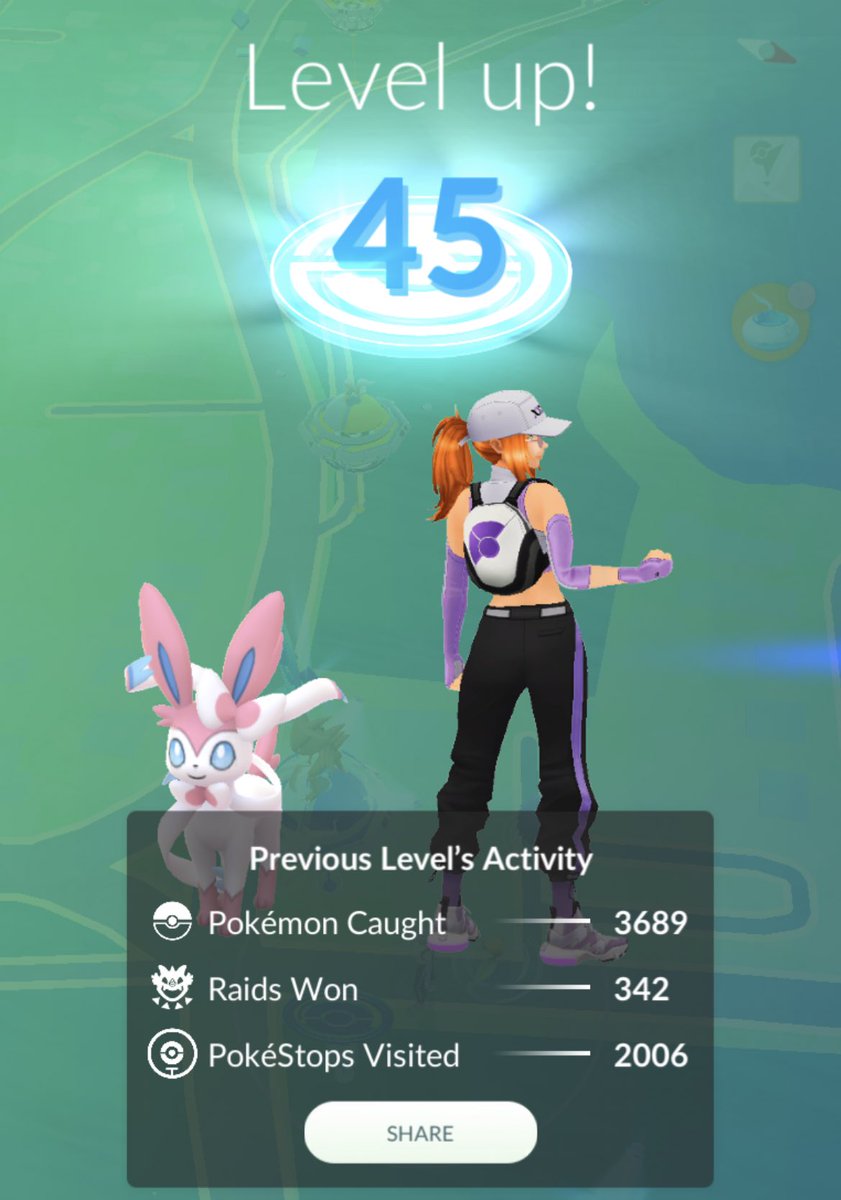 just hit level 45 :D #PokemonGO