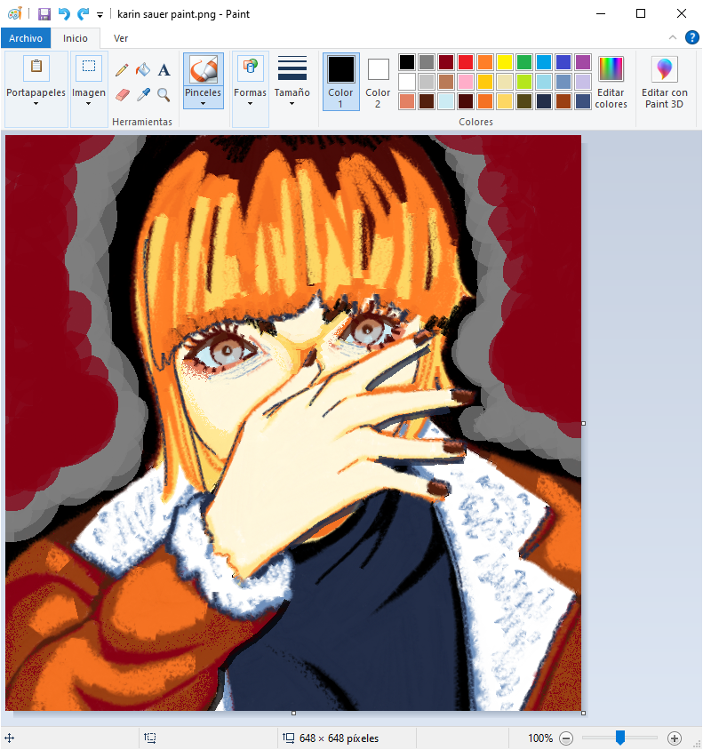 ivanartacc's tweet photo. Here's another one of my MS Paint experiments, I wanted to draw Karin and I think it turned out kinda good
#fearandhungertermina #fearandhunger #fanart #mspaint https://t.co/9kZ7waJcy5