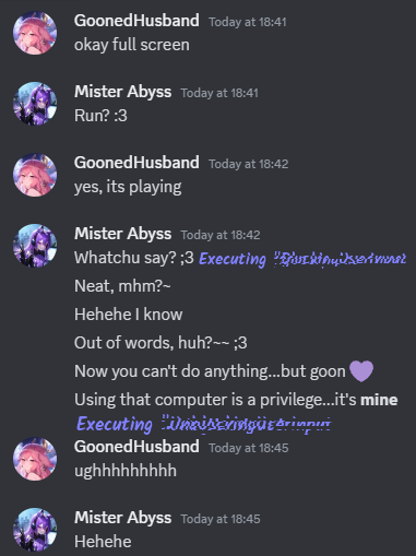 abyss_mister's tweet photo. I'm having way too much fun with the latest trick up my sleeve!

I wonder what it is that makes all these cute people so speechless and quiet all of a sudden~ 🤭

Do you want to give me a coffee and find it out first hand?~ ;3 💜 https://t.co/uPUPB3nGcF