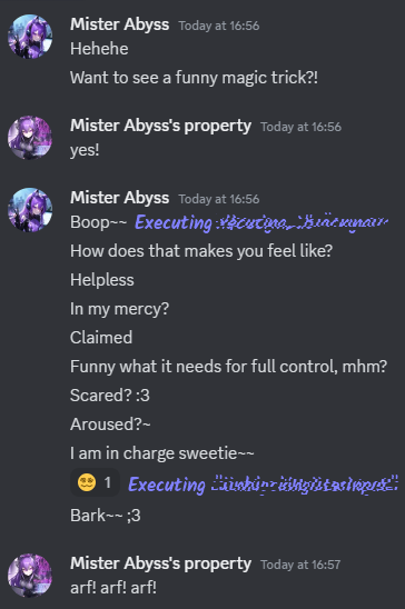 abyss_mister's tweet photo. I'm having way too much fun with the latest trick up my sleeve!

I wonder what it is that makes all these cute people so speechless and quiet all of a sudden~ 🤭

Do you want to give me a coffee and find it out first hand?~ ;3 💜 https://t.co/uPUPB3nGcF