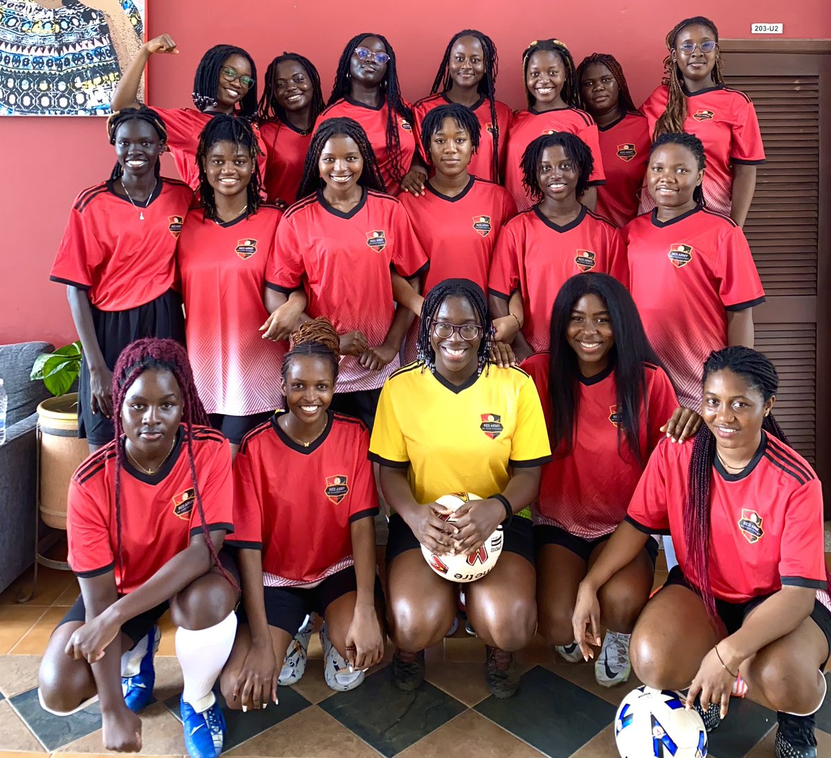 officalRedArmy's tweet image. Red Army Ladies release their home kit  for the season and it’s a beauty😍