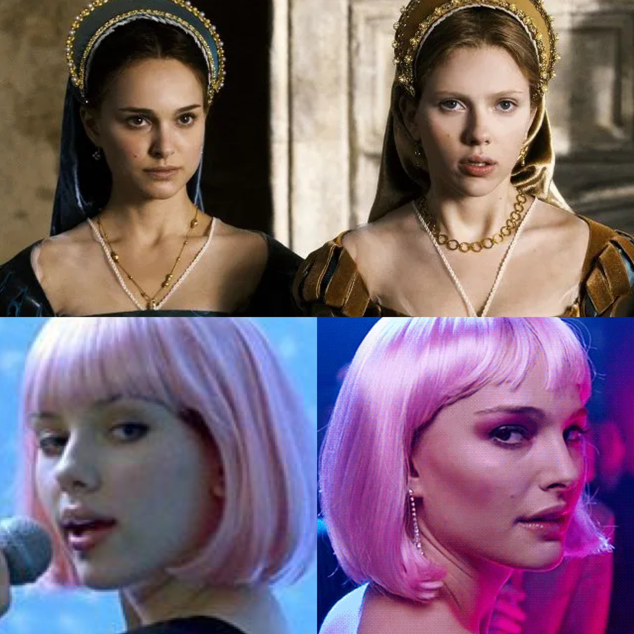 Pink top wig natalie