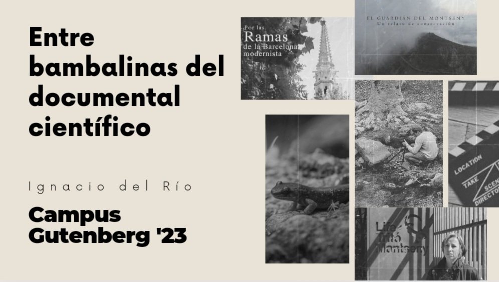 Nacho_CyC's tweet photo. 📍 Este martes 19 estaré en el #CGutenberg23, junto con varias compañeras del #MCC28, contando mis inicios en el mundo del documental científico 🎥🦎

¡Os espero por ahí! 😄 https://t.co/oAXb3ERVzf