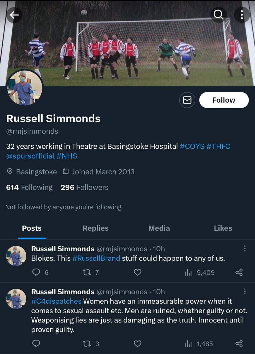 corfidius's tweet photo. Here's the screenshot I used which includes another pretty awful tweet. I sent it to employmentrelations@hhft.nhs.uk which was the only email for HR at hhft I could see, but if anyone knows of another one I'd love to make sure it reaches the right people https://t.co/gCpYdt52HL