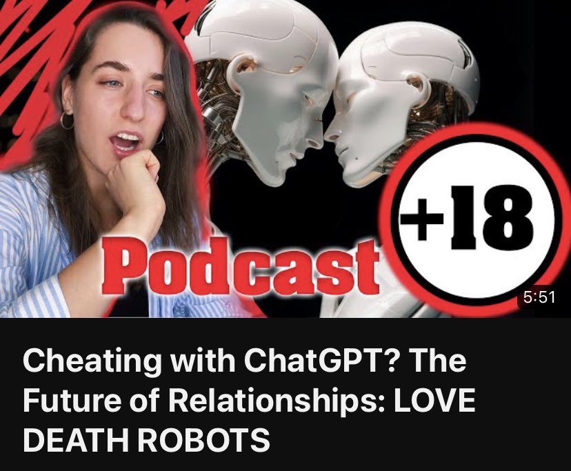 21Passs's tweet photo. “Robot Romance: Cheating or Not? 🔥 Is intimacy with AI considered crossing a line? Can we truly love machines as we do humans? Join the conversation and dive deep with us! 🤖❤️ https://t.co/A5imzXrAUQ

#RobotRomance #AILove #ModernRelationships” https://t.co/rT7BMT6Llf