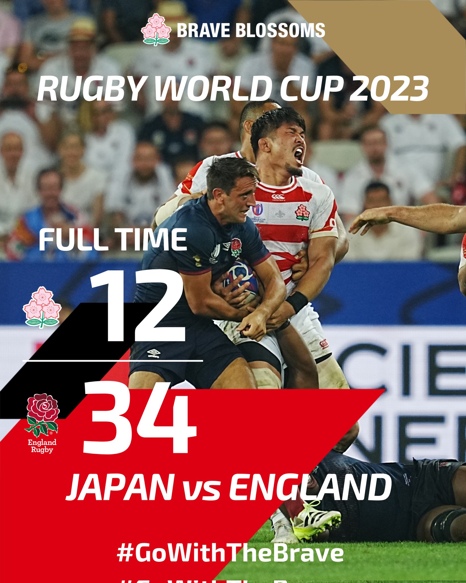 ラグビー日本代表ピンバッチセット〜たくさんのBRAVEをありがとう〜