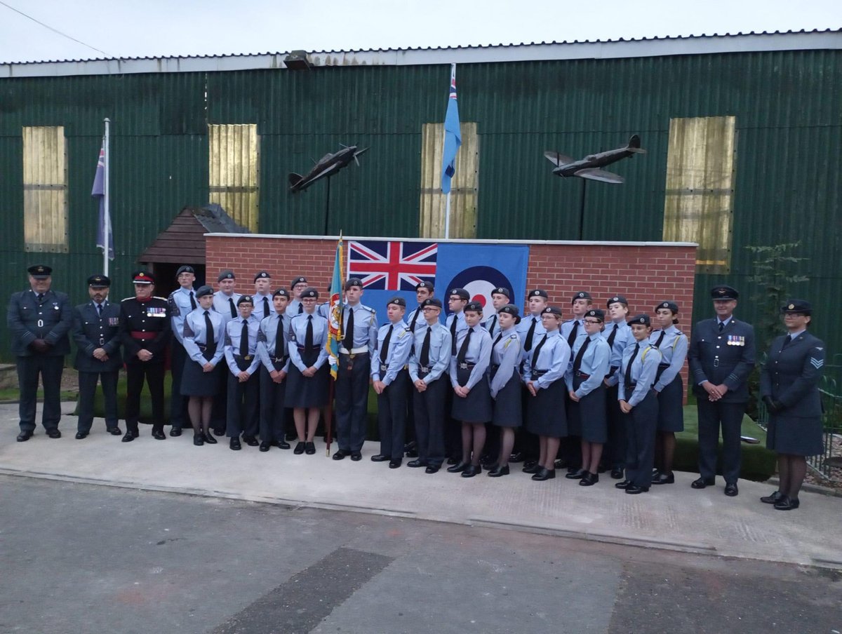 The squadron was proud to stand on parade today to remember those who fought in the Battle of Britain. We were delighted to be joined by @OC_SWYorksWing to mark 83 Years since the Battle of Britain @tom_brown68  <a href="/SWYorksWing/">South & West Yorkshire Wing Air Cadets</a> <a href="/ComdtAC/">Commandant RAF Air Cadets</a> <a href="/ACO_RCNORTH/">RC North - ACO</a> <a href="/aircadets/">RAF Air Cadets</a>
