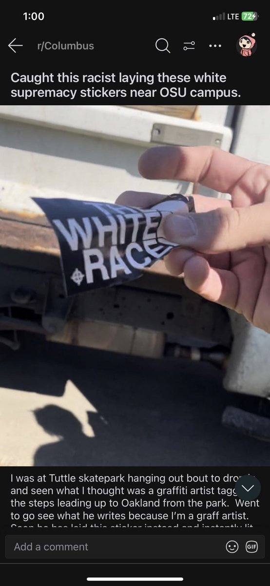 Meet Nicholas Gene Ambrose. This week, Nicky made /r/Columbus fame when he was caught putting up fascist stickers in Tuttle Skate Park. Don’t you’ve got pharmacy classes to attend, buddy?